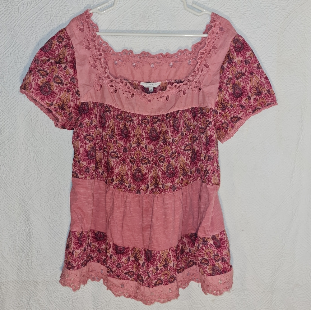 Lucky Brand Blouse Sz 2XL